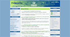 Desktop Screenshot of formacion.dip-badajoz.es